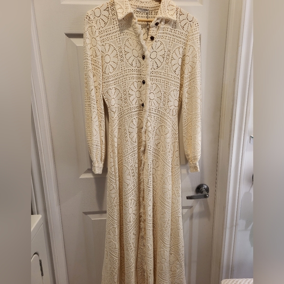 Motel Maxi crochet dress size small - Picture 1 of 5